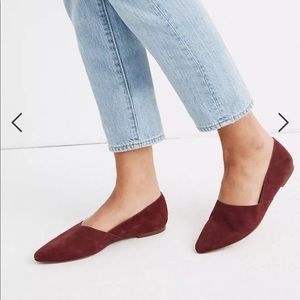 Madewell Elizabeth Flat in Suede